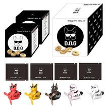도그독 에어휠 차량용 방향제 전용 리필킷 2팩세트, (2팩리필세트) 에어휠, 미드썸머 x 2팩