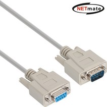 NETmate NMC-SFM18 9핀 M/F NULL MODEM 케이블 1.8m
