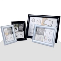 개폐형액자 미니 A4 A5 탁상용액자 프레임, 검정-A4