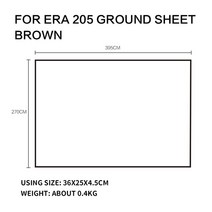 거실형 텐트 MOBI GARDEN 모비가든 캠핑 Era205 면 텐트 글램핑 넓은 공간 이중천막 방수 차외선 차단 3~4, 02 Ground Sheet