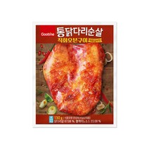 [굽네] 통닭다리순살 직화오븐구이 매콤갈비맛 130g, 1팩