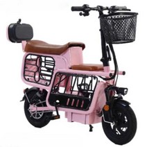 2인용 전기 자전거 어르신 초경량 휴대 이동수단, 상세 페이지 참고, 10A 모델(수명 35-40km) (색상문의)