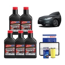 [암스오일] 올뉴K5/더뉴K5 2세대 합성엔진오일 패키지 세트 2.0 가솔린/LPI/하이브리드, 1개