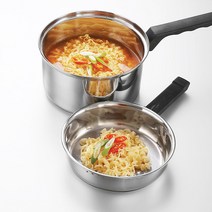 키친아트 스테인레스 라면냄비 편수 16cm, 기본, 00-듀얼라면냄비/편수16cm
