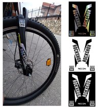 발통마켓 자전거 락샥 프론트 스티커 ROCKSHOX 스티커세트 5pcs 쇼바 MTB, 락샥쇼바스티커(블랙)
