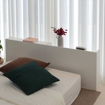 비트윈 저상형 헤드겸 침대 틈새선반 수납장 2P세트 IH2150, 화이트_IH2150