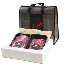 [삼시세끼연구소] 명품 수입 미국산 소고기 선물세트 4구 냉장 안심 초이스 스테이크용 1kg 2kg 3kg 설 추석 명절 선물 세트, 삼시세끼연구소 선물하소 C세트