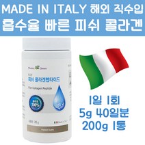 저분자 피쉬콜라겐 200g 피시콜라겐 기능성 어류 추천 마시는 히알루론산 콜라겐 분말, 200g 1통