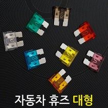 자동차 휴즈 대형 1SET 10pcs/차량용 접지용품 퓨즈 배선, 구성:25A