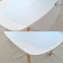 꼬꼬미국산 투명 반투명 항균 방수 테이블매트 한샘 홈앤하우스 브레드 접이식, 투명 90x50cm 1개