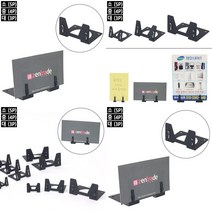 클립형 스탠드 메모홀더 소 5P 메모지꽂이 와블러 모니터메모홀더 가격표거치대 이름꽂이 메모홀더, 중 (4P)