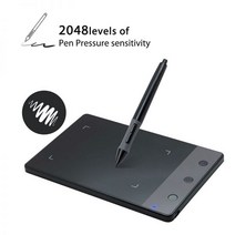 전자노트 전자식메모보드 그림그리는패드 Huion-H420 그래픽 태블릿 3 익스프레스 키 2048 압력 디지털 펜 서명 패드 애니메이션 드로잉 OSU 게임, 검은색_중국
