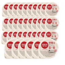 CJ햇반 210g 36개입 흰쌀밥, 1세트, 1세트