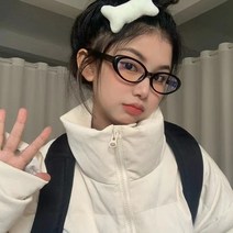 사각안경테 뿔테안경테 가벼운 안경테 한국 퓨어 귀여운 블랙 사랑스러운 인스타그램 메이크업 없는 일반 안경 남자 아이웨어 장식 컴퓨터