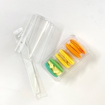 아이팩 투명 마카롱 3구 케이스, 100개