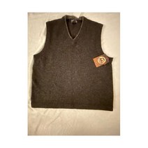New 울리치 Woolrich 85% wool vest onyx heather grey speck washable Mens XL Warm 121805