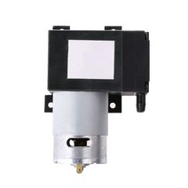 진공펌프 탈포기 홀더와 12V 미니 진공 펌프 8Lmin 고압 흡입 다이어프램, 12V+Black+CN