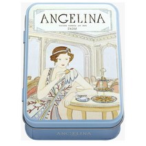 ANGELINA 안젤리나 다크 초콜렛 크레페 틴케이스 70g, 1개