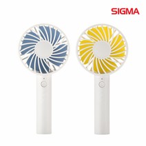 시그마 1+1 휴대용 선풍기/핸디선풍기, 블루+블루 거치대 1개, 없음/없음/없음