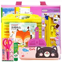 톡톡아이 초등학교 실속 입학 문구세트 학용품 선물, 1세트, 여아용