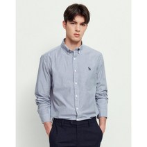 헤지스 [22SS] [populet]네이비 버튼다운 면 긴팔캐주얼셔츠 WHSH2A234N2