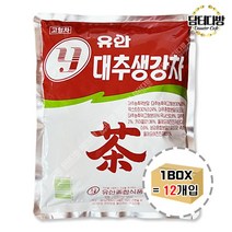 유안 자판기용 대추생강차 900g 1BOX (12개입), 상세페이지 참조