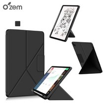 [Ozem] 아이패드 프로12.9 4세대 5세대 가로 세로거치 펜홀더 스마트커버 케이스