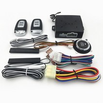 EASYGUARD EC003 롤링 코드 스마트 키 PKE 패시브 키리스 엔트리 카 알람 시스템 푸시 버튼 시작 원격 엔진 시작 유니버설 버전