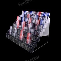 펜꽂이 펜 진열장 진열대 볼펜 연필 문구점 디스플레이 문방구 전시 마카펜 매대, S.길어진타입-7단-56칸