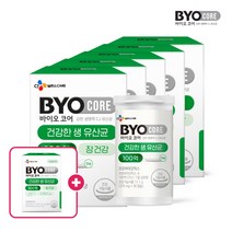 CJ웰케어 바이오코어 건강한 생유산균 100억 캡슐 + 쇼핑백 증정, 30캡슐 x 5box