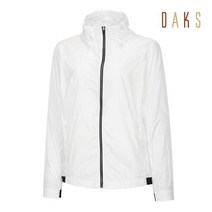 [닥스골프] 여성 화이트 레터링배색 긴팔점퍼 DNJU0B452OW, Off white/100