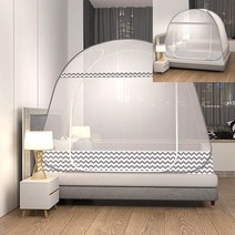 히뚜상점 돔형 원터치 모기장 200X180CM 그레이 방충망부속 아기침대모기장 방충망설치 방충망파는곳 슬라이드방충망 원룸방충망 실외기실방충망 방문방충망 옛날모기장
