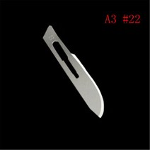 10 #/15 #/20 # 탄소강 수술용 메스 블레이드 4 핸들 절단 도구 수리 동물 칼, [01] A3 10pcs