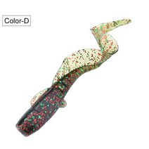 Spinpoler-실물 같은 롱테일 웜 인공 실리콘 소프트 미끼 16cm 13g 파이크 낚시 움직이는 물고기 3 개, 04 Color-D
