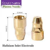 Startnow-10 세트 에어 플라즈마 커터 노즐 하프늄 전극 소모품 CNC 커팅 나이프 기계 P80, [01] Nozzle and Electrode, [01] 1.1mm