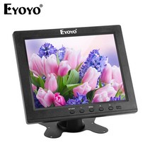 소형모니터 노트북 보조모니터 eyoyo em08b 8 인치 휴대용 미니 tv tft lcd 화면 1024x768 display with vga bnc hdmi for 감시