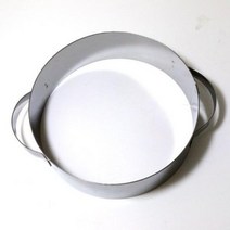 국내제작 손잡이 무스틀 원형 무스링 떡틀 2호 18cm (원형무스링/원형틀/원형떡틀/케이크틀/케이크만들기/케익만들기/떡만들기/모양틀/쿠키커터 추천)
