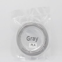 Aokin 10 미터 다채로운 3D 프린터 필라멘트 PLA 1.75mm 필라멘트 인쇄 재료 플라스틱 3D 프린터 펜 98, [10] Gray