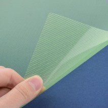 국산 PP 사선연두색 제본표지 A4/0.5mm 제본용비닐커버 보고서표지 책제본표지 소량제본 제본용지 제본용품, 상세페이지참조
