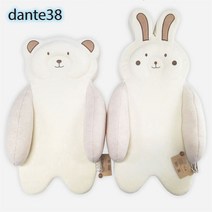 역류 방지쿠션 뒤집기 아기 신생아 인형 베개 분유역류방지 두상발달 통기성 탄력성, 토끼