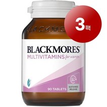 Blackmores 블랙모어스 호주산 직송 여성용 멀티비타민 90정 필수 비타민 미네랄 보충 1팩, 3팩