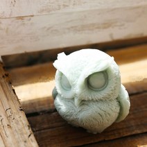 마이몰드코리아 수제몰드 - 부엉이2 (석고방향제) 실리콘몰드