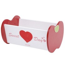 스위트데이 하트펜접시 레드 WD208 천하