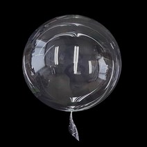 와우파티코리아 투명웨이브풍선 공예전용 pvc(20인치), 1개, 20인치