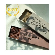 주인샵 인센스 스틱 30g 요가 명상 향 피우기, 프리미엄 글램 더스크 로터스