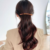 셀룰 아트 프랑스 머리핀 자동 일자 빼빼로 헤어핀 올림머리 반묶음 긴 고급 슬림 명품 삔