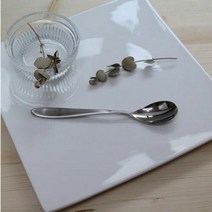 타원 실용적인 티스푼 약수저 시약스푼 숟가락 파우더 다과용품