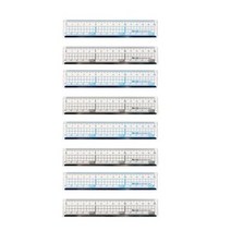 아이비스 15cm 가로 세로 방안자 SP, 랜덤, 8개입