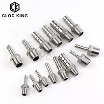 호스니플 멀티조인트 농수관 6mm8mm10mm12mm14mm16mm19mm25mm 바브 x 12 dn15bspt 수컷 SS304 스테인레스 스틸 파이프 피팅, DN15_6mm tube