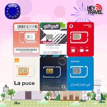 유럽유심 쓰리심 O2 오렌지 데이터무제한 통화 영국 독일 프랑스 스페인 터키 이탈리아 여행 유심칩, 유럽+터키, 유럽33개국 매일 300MB, 2일